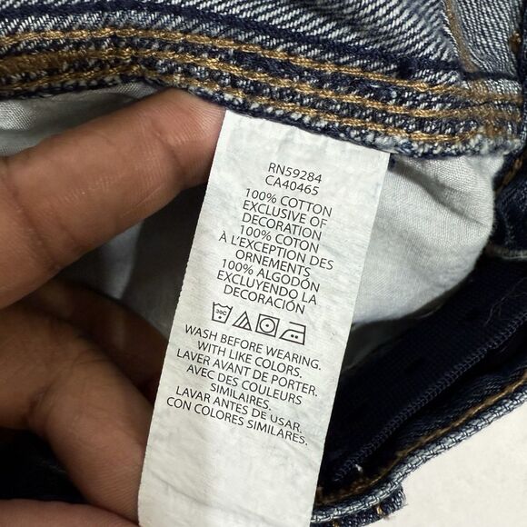 Childrens Place Boys Adjustable Waist Blue Denim Jean Shorts Size 6 Inseam 8in - Picture 9 of 15